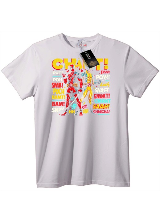 Deadpool & Wolverine képregény póló, Fehér