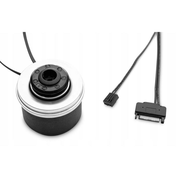EK-Loop D5 G3 PWM hűtővízpumpa, 1500 l/h, fekete, SATA tápellátás