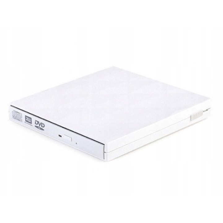 Carcasa externa pentru HDD/SSD 2.5", SilverStone Treasure TS06, alb, cu cablu USB retractabil