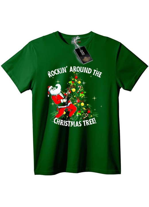 Rockin' Around the Christmas Tree póló, Angolzöld