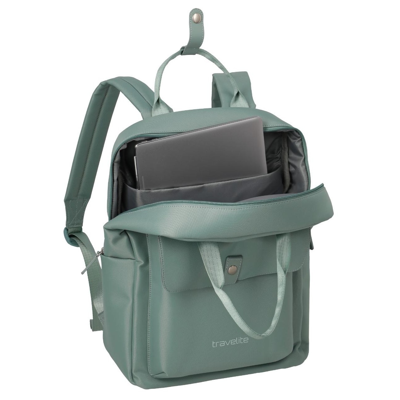 Travelite ville backpack sage green