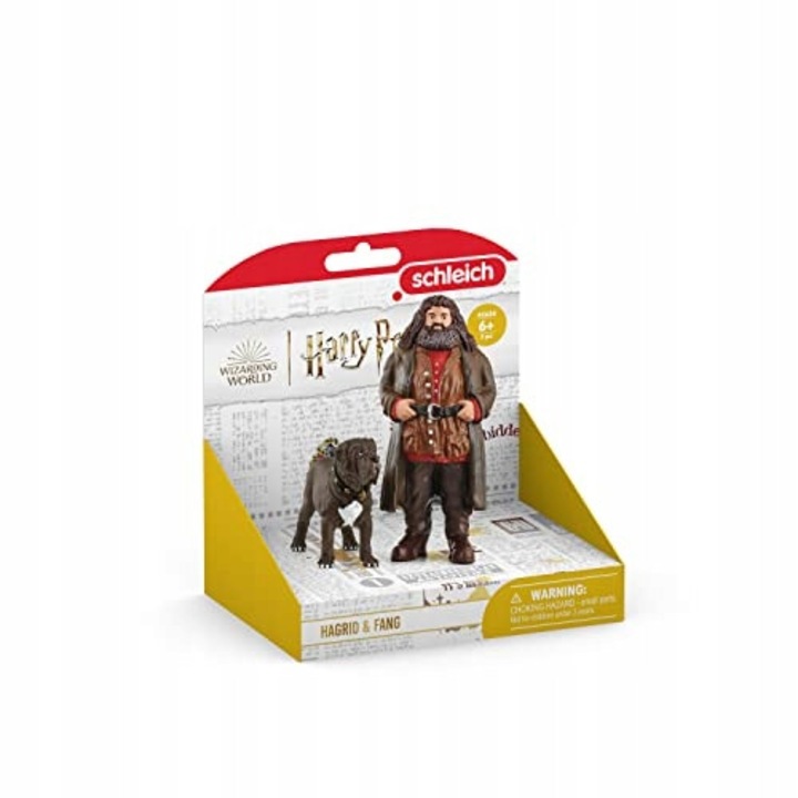 Figurine set Schleich Hagrid si Fang, 6 ani, plastic, colorat