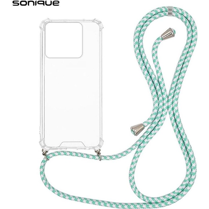 Husa telefon Sonique Armor Clear, antishock, multicolor, pentru Realme C61 4G / C63 4G / Note 60 4G