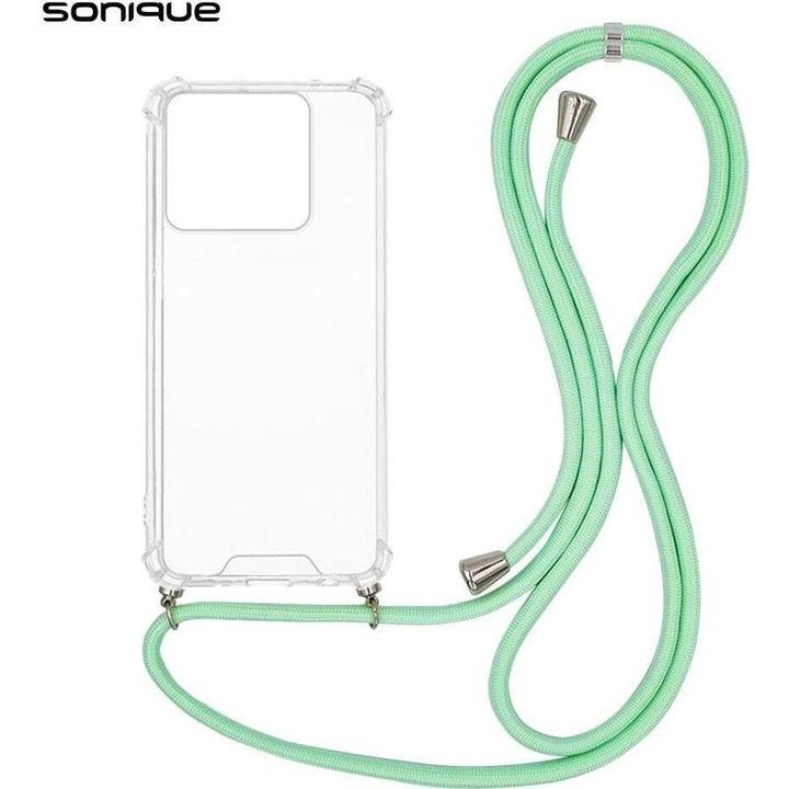 Husa telefon Sonique Armor Clear, antishock, transparent, pentru Realme C61 4G / C63 4G / Note 60 4G