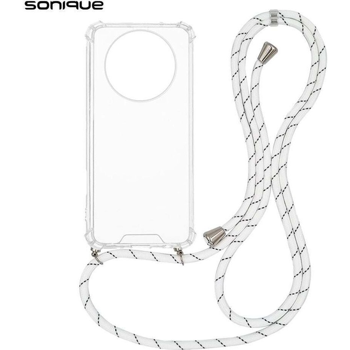 Husa telefon Sonique Armor Clear, antishock, alb, pentru Realme 12 5G / Realme 12x