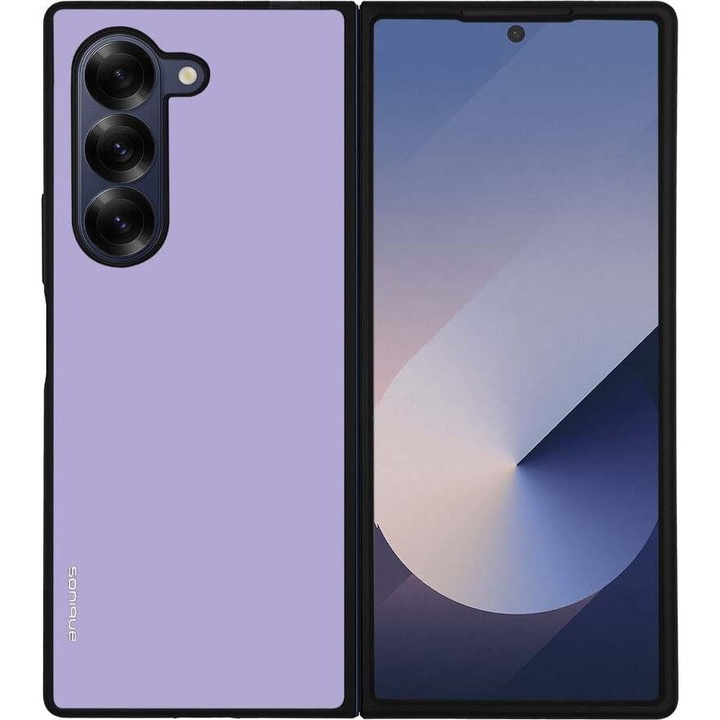 Husa telefon Sonique ColorBloc Series, protectie extra, design modern, violet, pentru Samsung Galaxy Z Fold 6