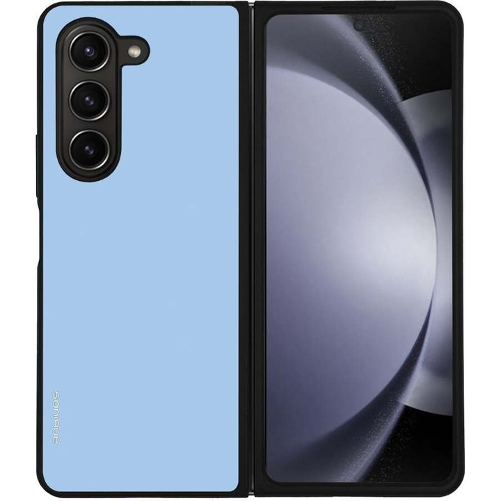 Husa telefon Sonique ColorBloc Series, pentru Samsung Galaxy Z Fold 5, turcoaz, silicon, design modern
