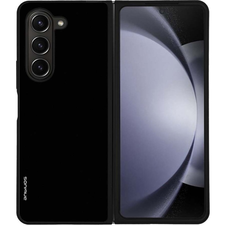 Husa telefon Sonique ColorBloc Series, protectie extra, design modern, negru, pentru Samsung Galaxy Z Fold 5