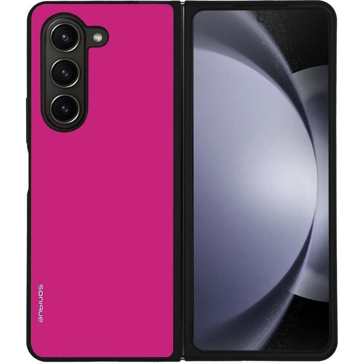 Husa telefon Sonique ColorBloc Series, protectie extra, design modern, roz, pentru Samsung Galaxy Z Fold 5
