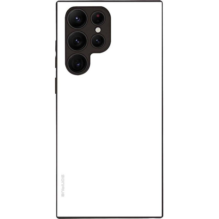 Husa telefon Sonique ColorBloc Series, protectie extra, alb, pentru Samsung Galaxy S22 Ultra