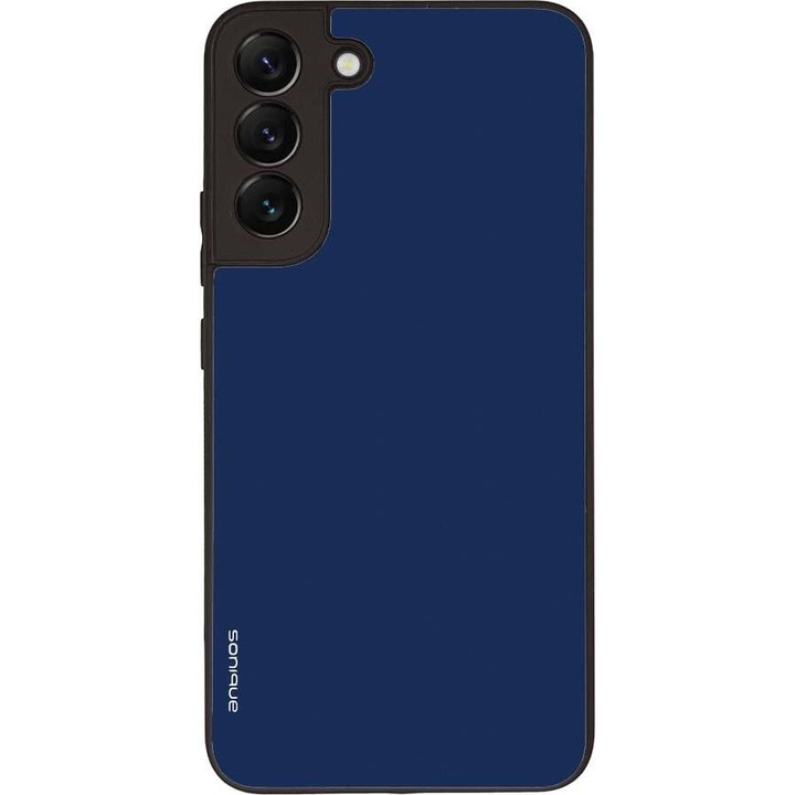 Husa telefon Sonique ColorBloc Series, protectie extra, antiderapant, albastru, pentru Samsung Galaxy S22 Plus