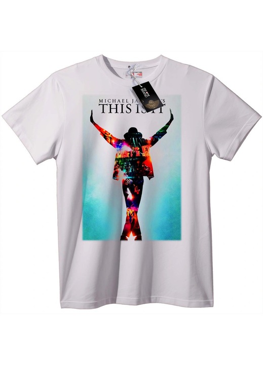 Michael Jackson This Is It póló, fehér, L