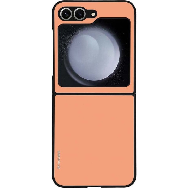Husa telefon Sonique ColorBloc Series, protectie extra, antisoc, coral, pentru Samsung Galaxy Z Flip 6