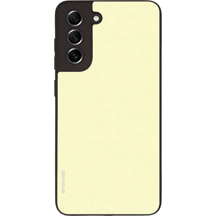 Husa telefon Sonique ColorBloc Series, galben, pentru Samsung Galaxy S21 FE, silicon, design modern, protectie antisoc