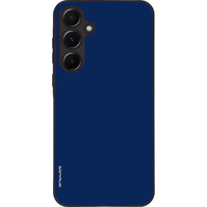 Husa telefon Sonique ColorBloc Series, protectie extra, antiderapant, albastra, pentru Samsung Galaxy A55 5G