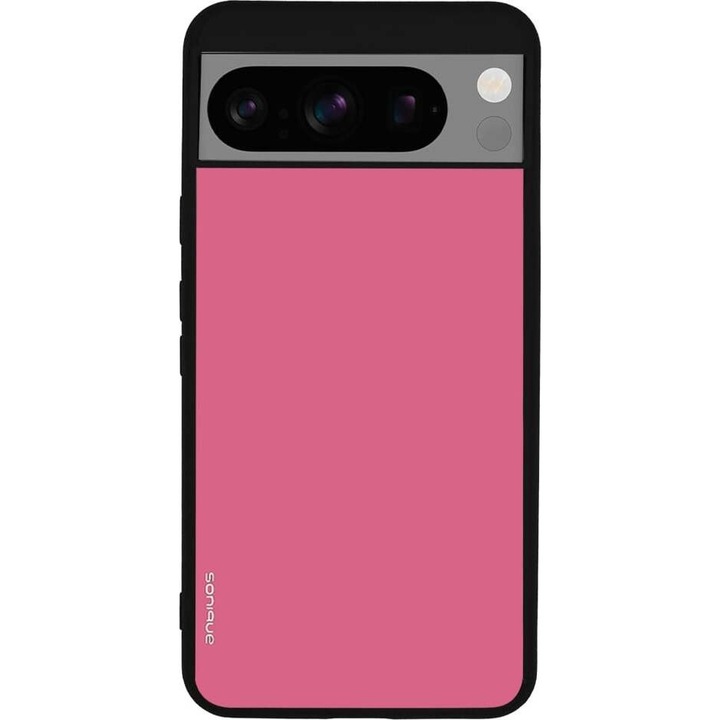 Husa telefon Sonique ColorBloc Series pentru Google Pixel 8 Pro 5G, roz, silicon, design modern