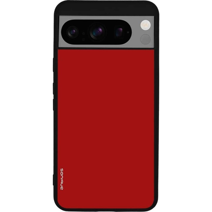 Husa telefon Sonique ColorBloc Series pentru Google Pixel 8 Pro 5G, rosie, silicon, design modern