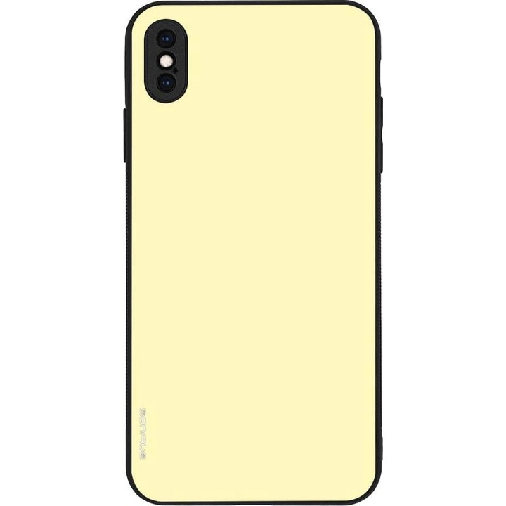 Husa telefon Sonique Colorbloc Series, galben, pentru Apple iPhone X / iPhone XS, silicon, design modern, protectie antisoc