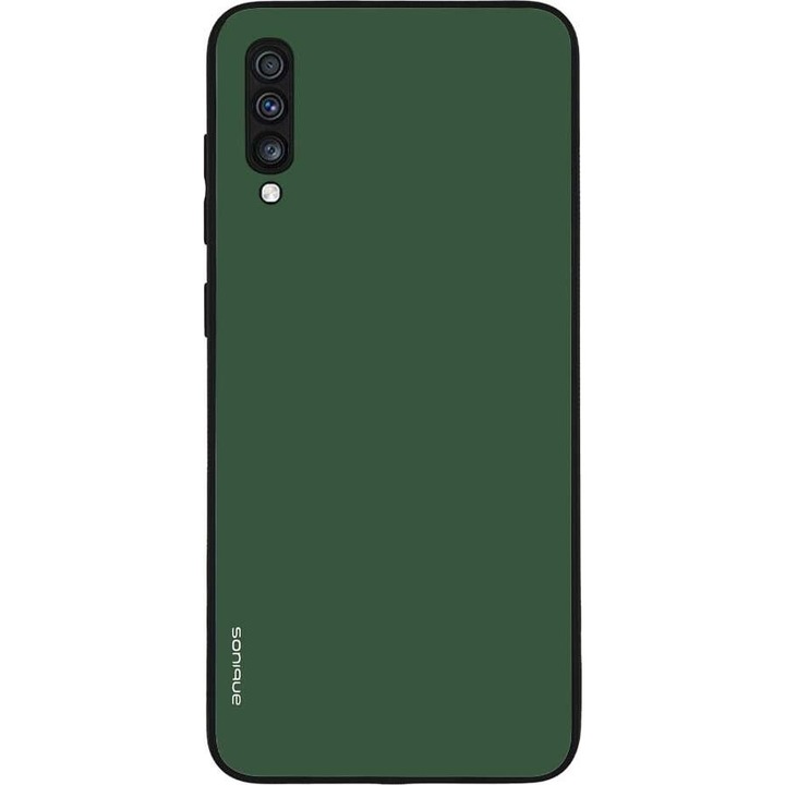 Husa telefon Sonique ColorBloc Series, verde, pentru Samsung Galaxy A70/A70s, silicon, design modern