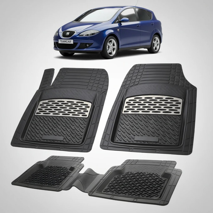 Covorase Seat Toledo III Sedan Gen3 Compatibile 2004-2009, Silver