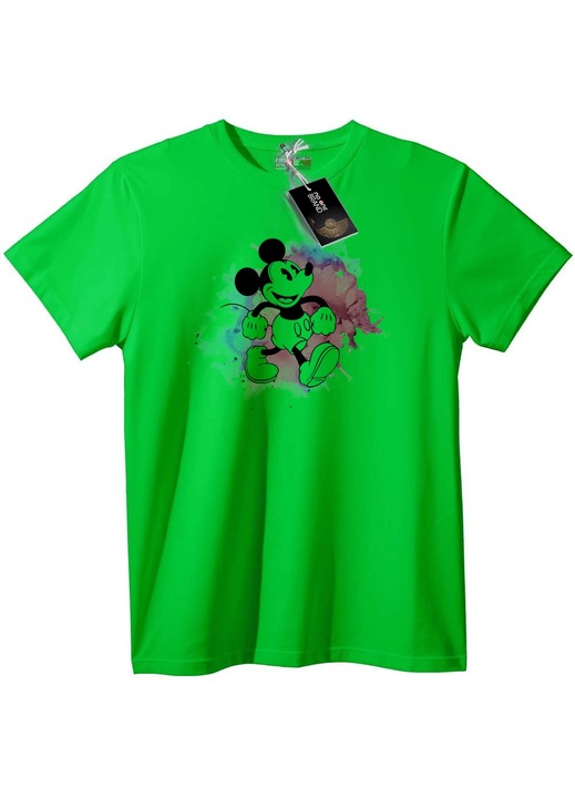 Mickey Mouse akvarell póló, Világoszöld