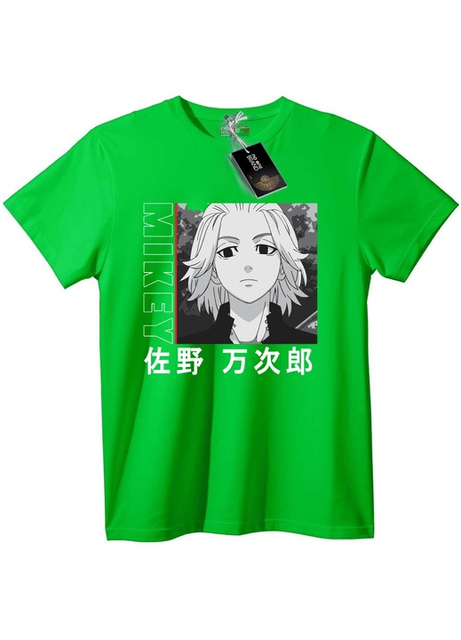 MIKEY Sano Manjirou Anime póló, Világoszöld