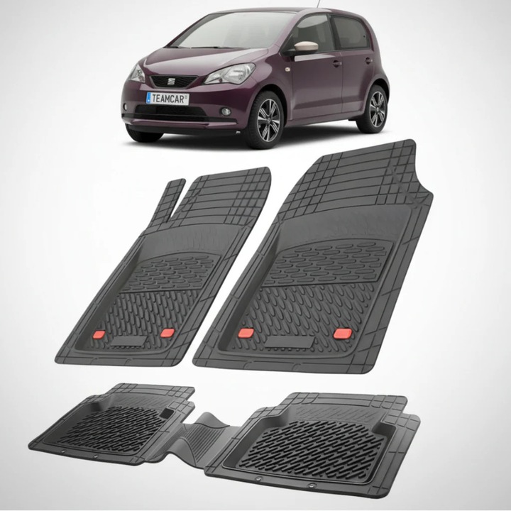 Covorase Seat Mii Hatchback 5 Usi Compatibile 2011-2019, Black