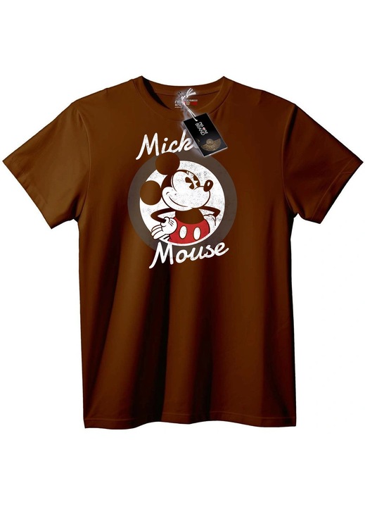 Mickey Mouse Classic póló, barna, 6XL