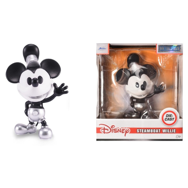 Фигура Jada, Disney Steamboat Willie, метал, 10 см, колекционна