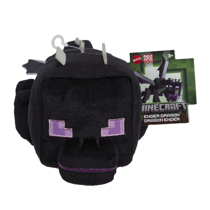 Jucarie de plus Minecraft - Dragonul Ender, 20 cm