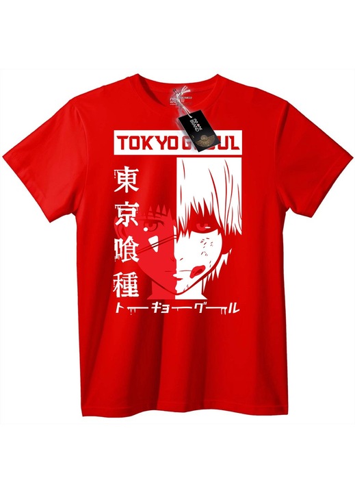 Tokyo Ghoul Anime póló, piros, 4XL