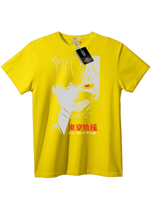 Tokyo Ghoul Kaneki póló, Sárga