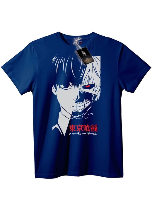 Tokyo Ghoul Kaneki póló, Tengerészkék
