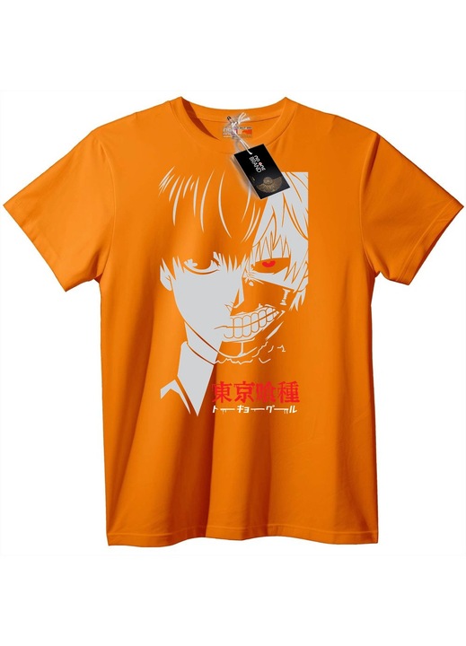 Tokyo Ghoul Kaneki póló, Narancssárga