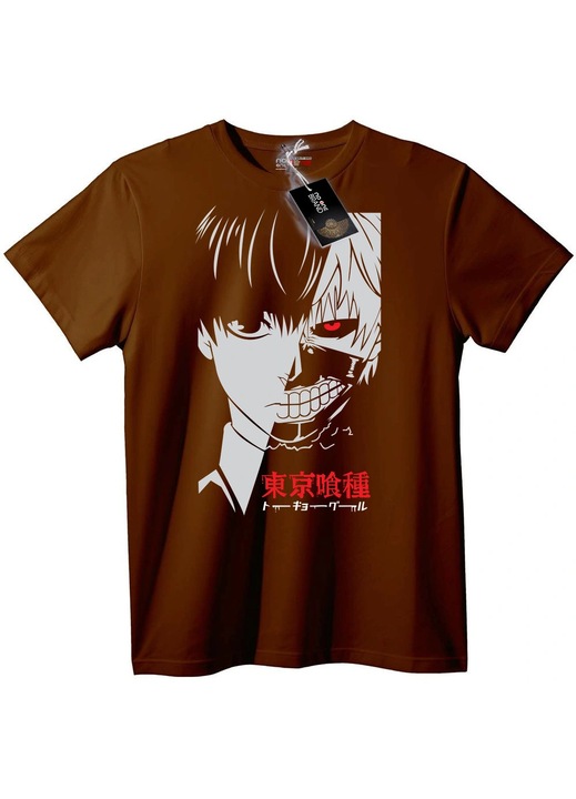 Tokyo Ghoul Kaneki póló, Barna