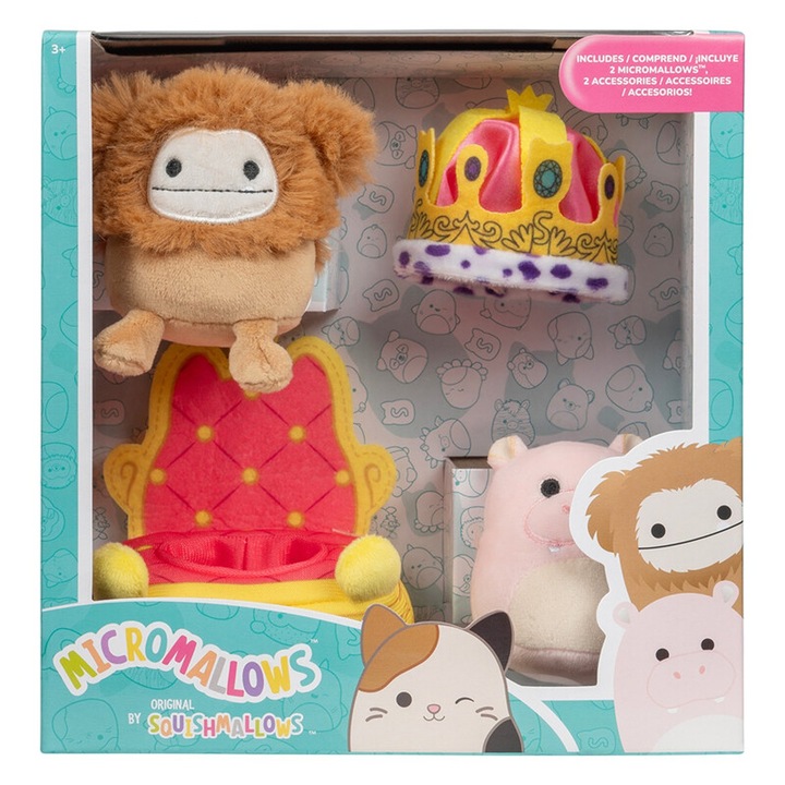 Плюшени играчки Squishmallows комплект аксесоари, 19 см, различни модели