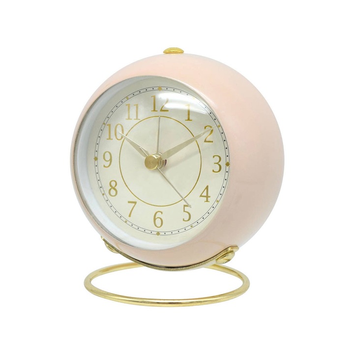 Takk Tick Tale óra, asztali, 10 cm, rózsaszín