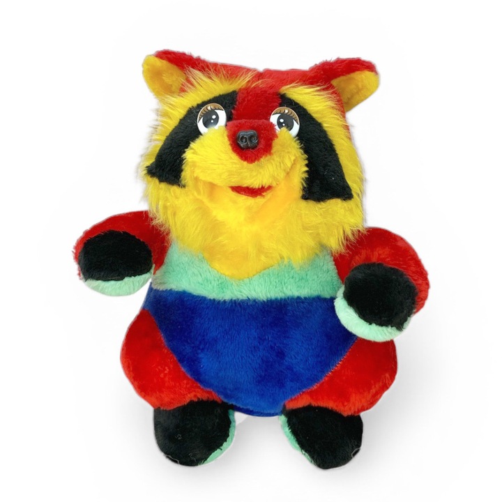 Плюшена играчка Chippo 21-166-69, Енот, Мек плюш, 40 х 35 см, Многоцветен