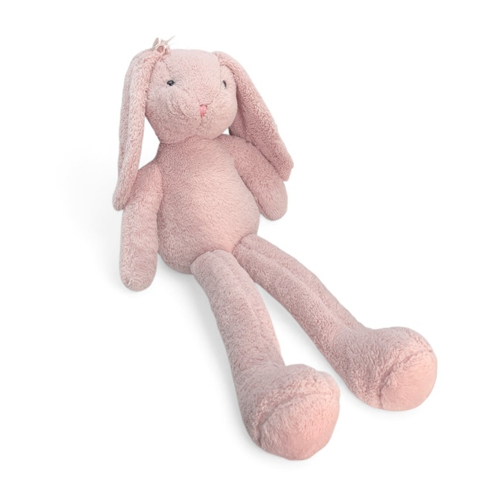 Плюшена играчка Chippo 21-199-53, Заек с панделка, Мек плюш, 75 см, Розов