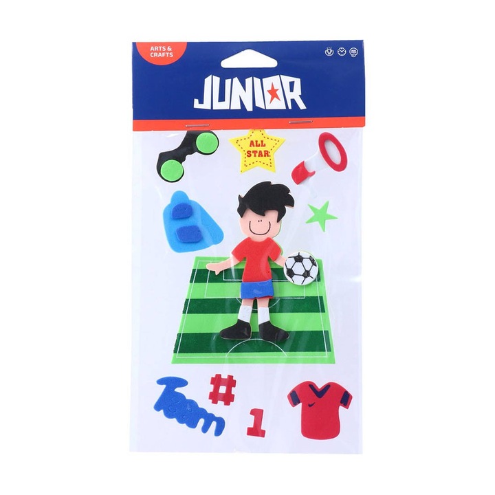 Junior 3D habszivacs matricák, futball
