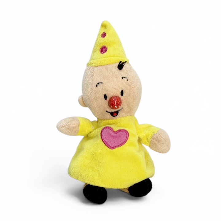 Плюшена играчка Chippo 21-66-334, Bumba, Вграден звуков ефект, Мек плюш, 20 см, Жълт
