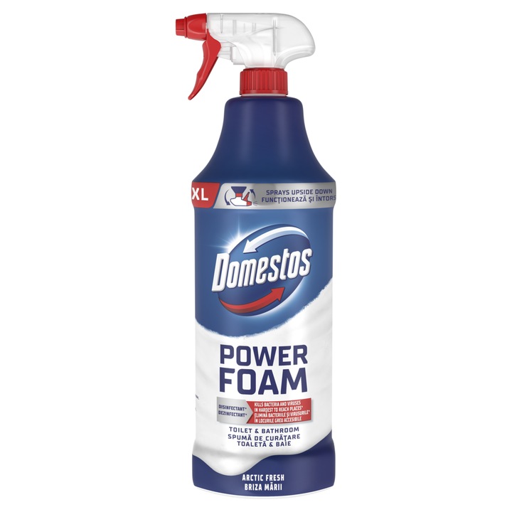 Spuma de curatare, Spray Domestos Power Foam, Fresh, 650ml
