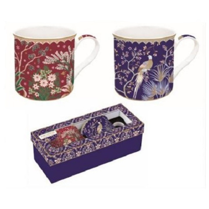 Set 2 cani - Electic Chic Atmosfer, Portelan, Multicolor