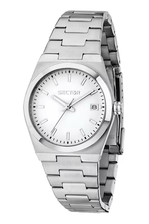 Sector, Collection C300 rozsdamentes acél kvrac karóra, Ezüstszín