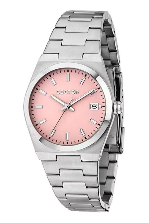 Sector, Rozsdamentes acél kvarc karóra, Ezüstszín