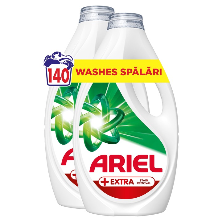 Ariel Extra folteltávolító folyékony mosószer, 140 mosás