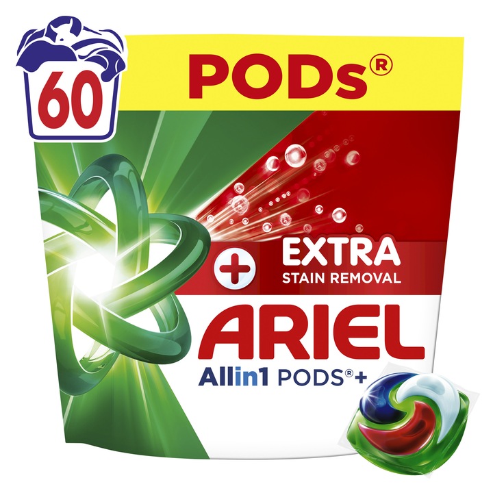Ariel Allin1 PODS® Extra folteltávolító mosókapszula, 60 mosás