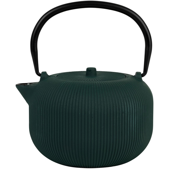 Ceainic cu infuzor - Tresse, Verde, Fonta, 1000 ml