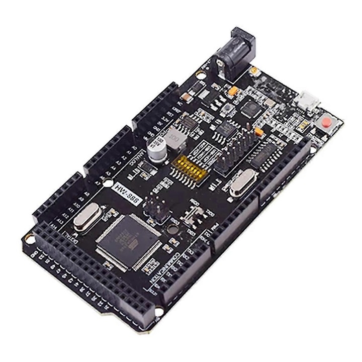 Fejlesztőkártya ATmega2560 és ESP8266 chippel, 32Mb, USB-soros CH340G, műanyag