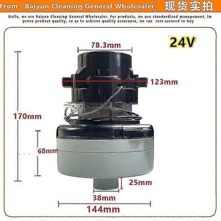 Motor aspirator 220V 1200W, piese aspirator, set